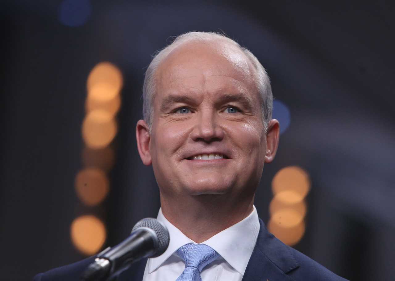 O'Toole speaks to the media following the federal election English-language leaders debate in Gatineau, Que., on Sept. 9, 2021 (Fred Chartrand/CP)