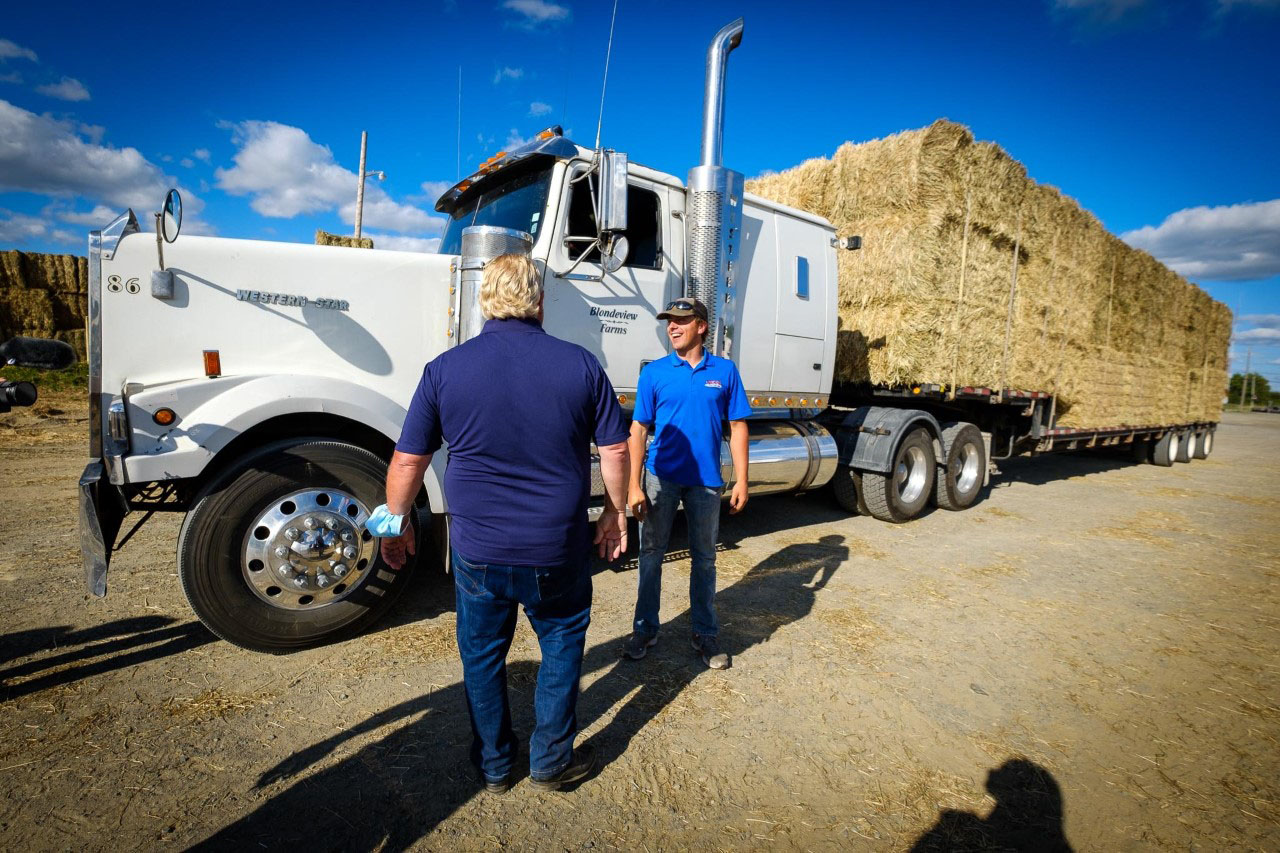 Posted on Doug Ford’s Twitter account on August25: “I couldn’t wait to get back here to Stratton to meet with some of our hard-working beef farmers and offer our support to help them get through this awful drought.” (@fordnation/Twitter)