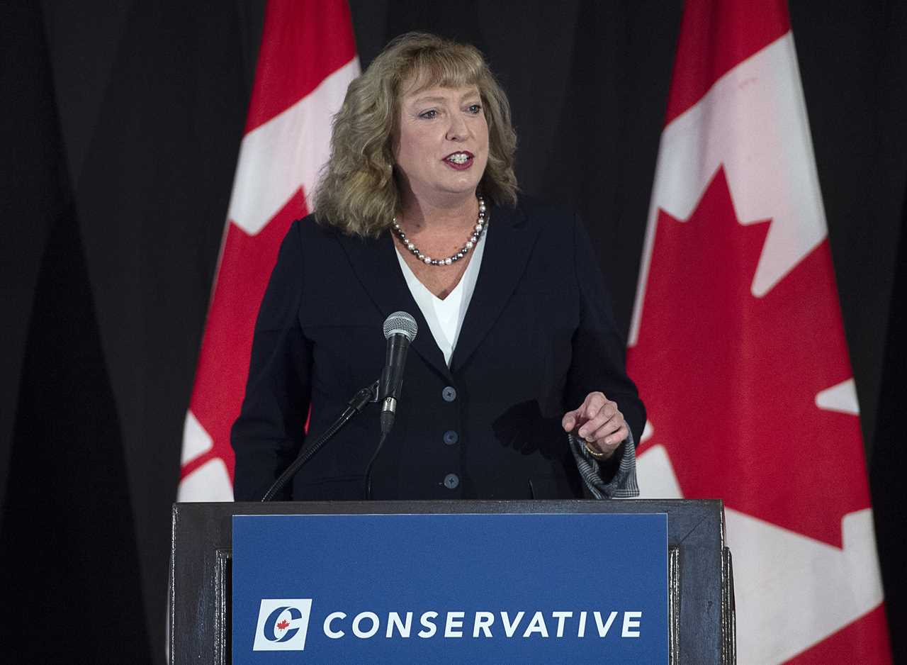 Marilyn Gladu in Halifax on February 8, 2020. (Andrew Vaughan/Canadian Press)