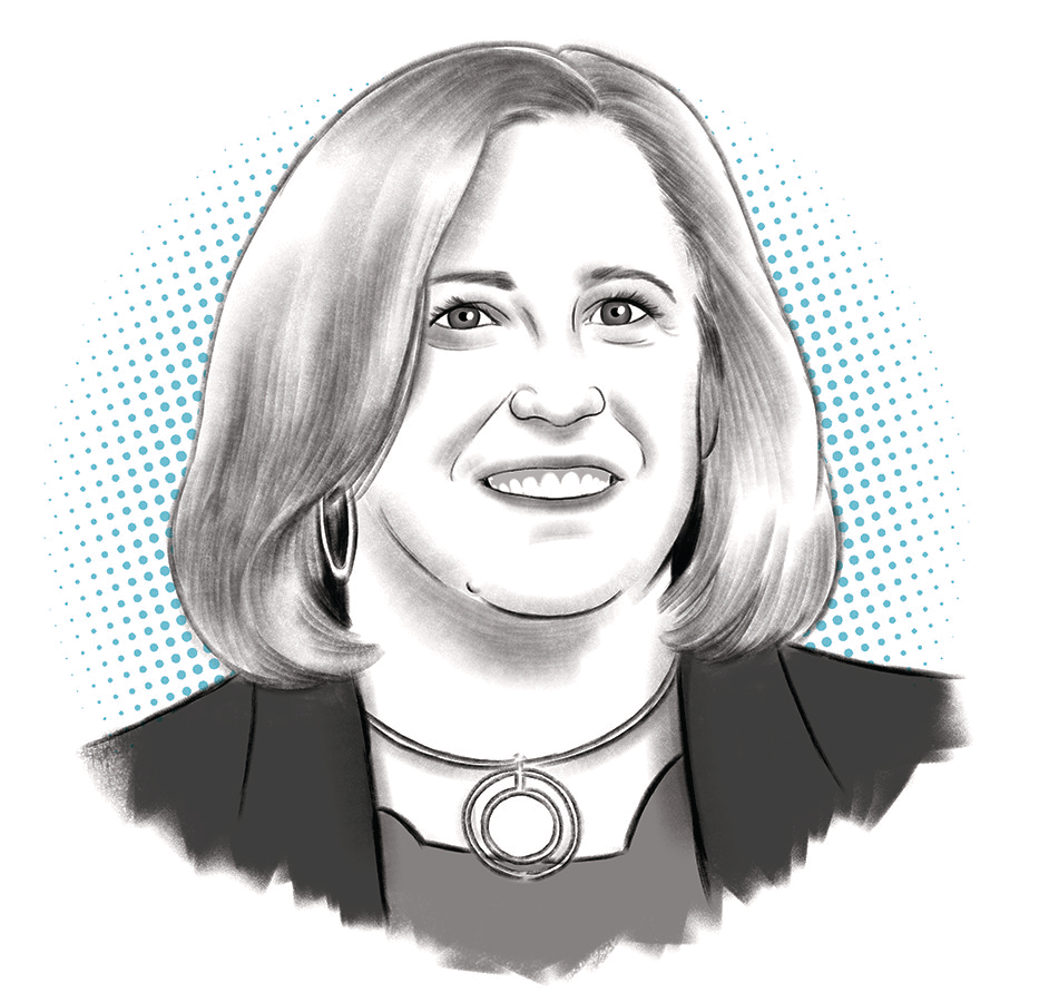 Lisa Raitt From Conservative cabinet minister to CIBC, vice-chair, global investment banking. (Illustration by Joel Kimmel)