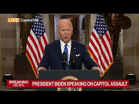 Biden Blames Trump For January 6 Insurrection